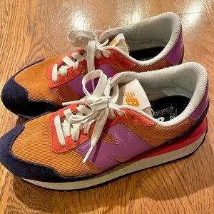 New Balance 237 purple/orange/indigo size 8 women